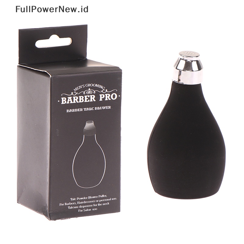 Power 1pc Botol Salon Rambut Barber Baircut Talcum Wadah Silikon Isi Ulang ID