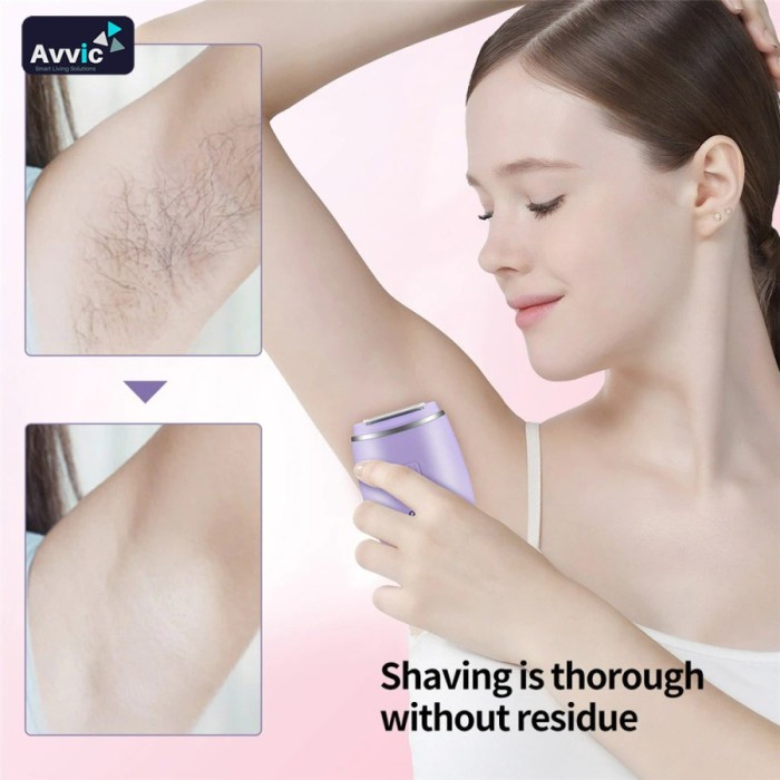 Avvic Trimmer Alat Pencukur Bulu Kaki Tangan Lengan Ketiak Lady Shaver
