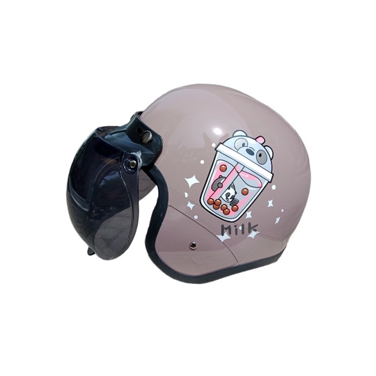 HELM NEO BOBA + KACA MURAH PACKING FREE BOX