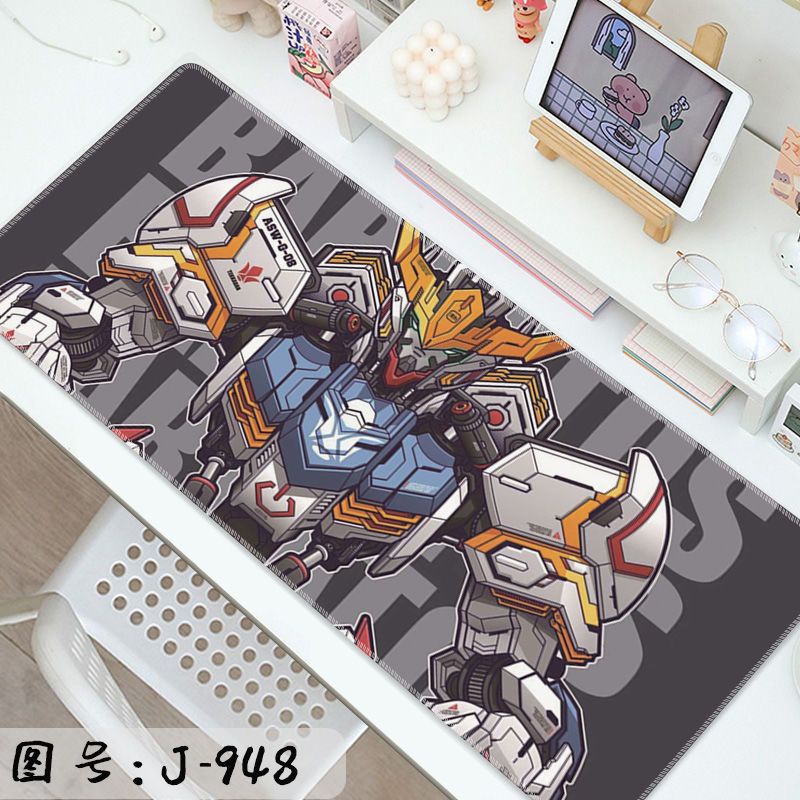 Gundam Kartun Mouse Pad Komputer Game Mouse Pad Laptop Alas Meja Khusus Keren Kreatif Office Desk Pad