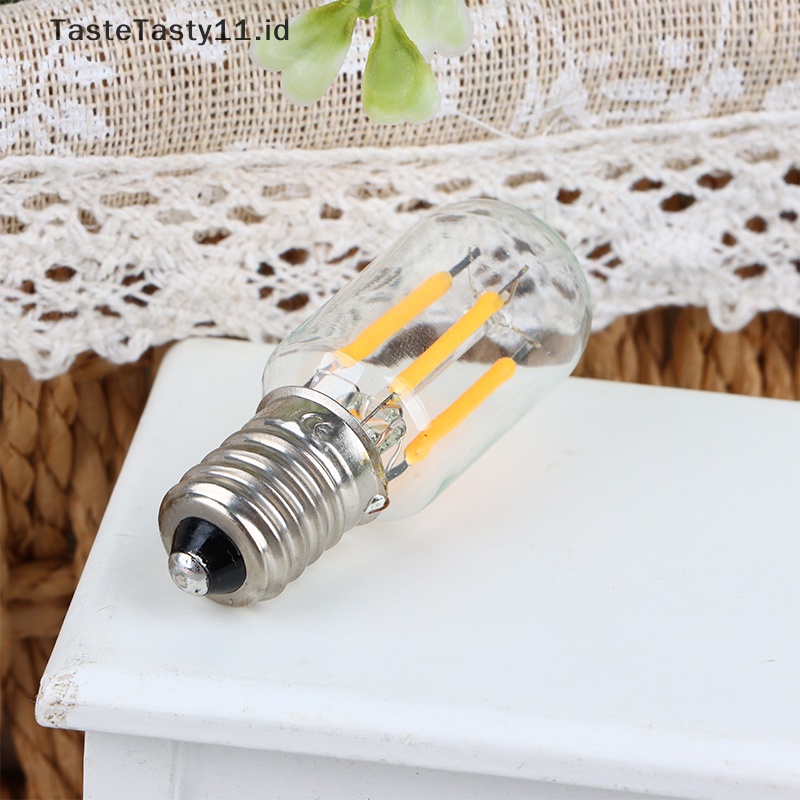 Tastetasty 1Pc T20 2W Dimmable Led Bulbs E12 E14 Tubular Led Filament Lampu Malam Mini.