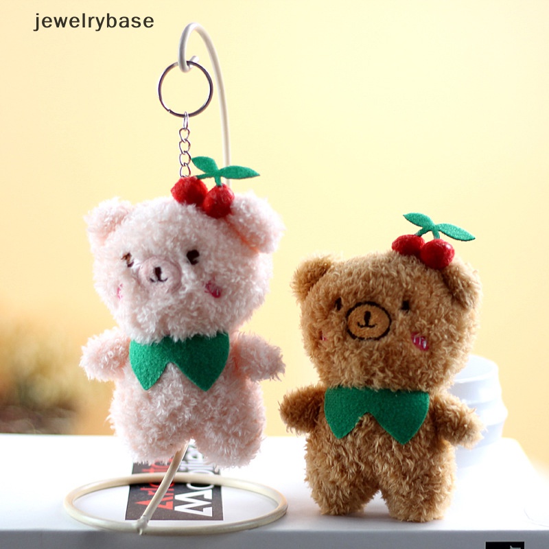 [jewelrybase] Lucu Mewah Cherry Bear Kelinci Mainan Mewah Gadis Ransel Liontin Gantungan Kunci Butik