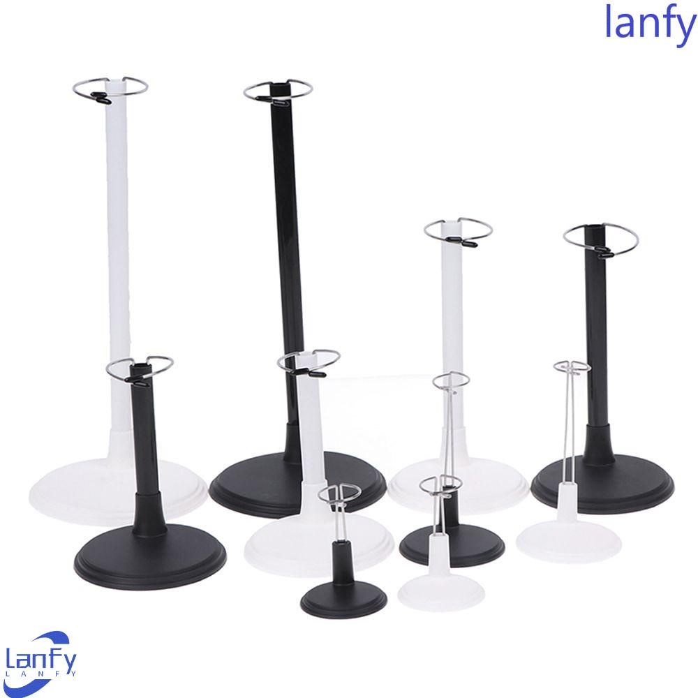 LANFY Doll Accessories Doll Wrist Stand Toy Gift Puppet Support Doll Display Holder Mannequin Model Stand Model Toy Support Metal Support Doll Bracket Support Adjustable White/Black Doll Stands Holder