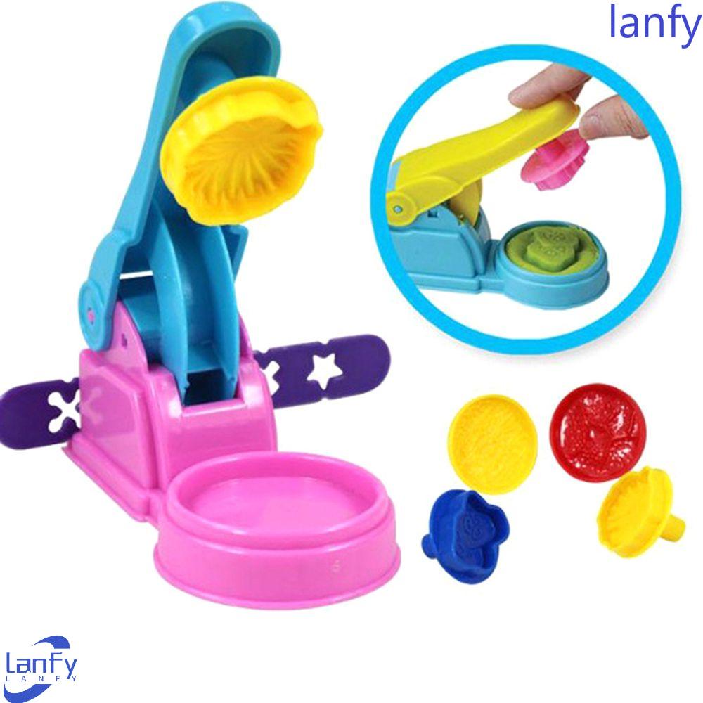 Lanfy Mainan Edukasi 7pcs/set Plastisin Alat Warna Acak Anak Kids 3D Plastisin Cetakan