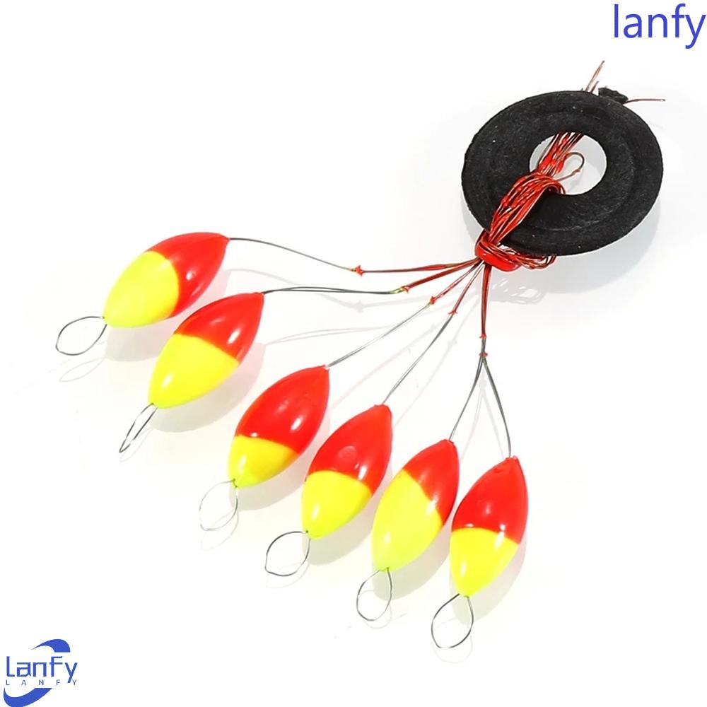 Lanfy Pelampung Pancing Oval Mini 240 Pcs Carp Fishing Stopper Space Oval Bean Pelampung Pancing Fishing Float Bobber