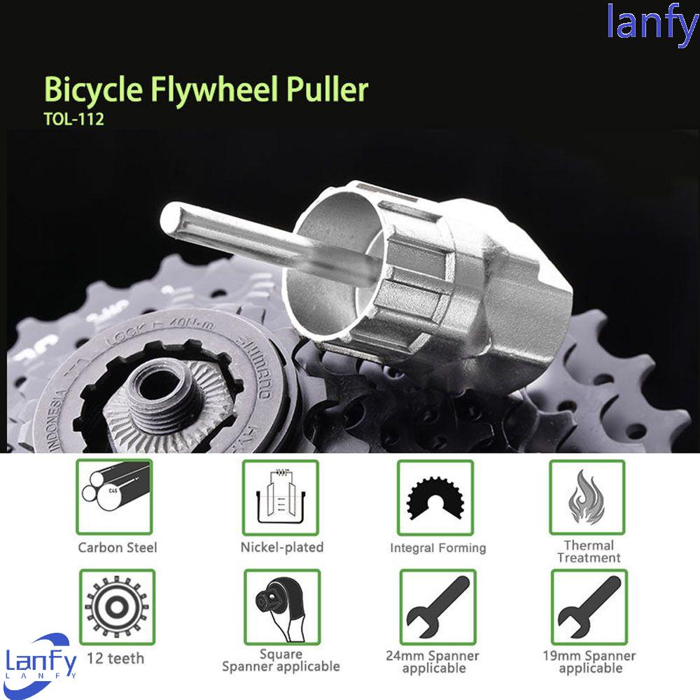 Lanfy Freewheel Kaset Remover Kunci Pas Alat Perbaikan Bersepeda Sepeda Aksesoris Sepeda Gunung MTB Lepas Freewheel