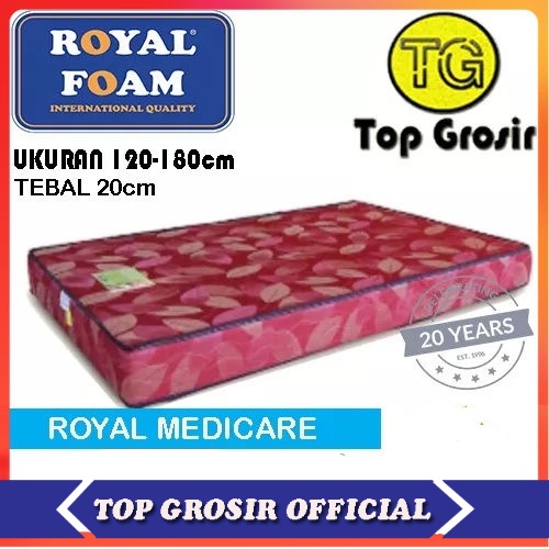 Kasur Busa Royal Medicare Kasur Orthopedic Matras Kasur Kesehatan 20cm - 120x200 TEGAL