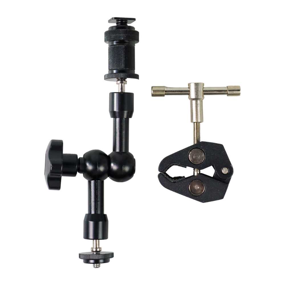 Andoer Articulating Magic Arm + Super Clamp DLSR LCD Flash - JT10002