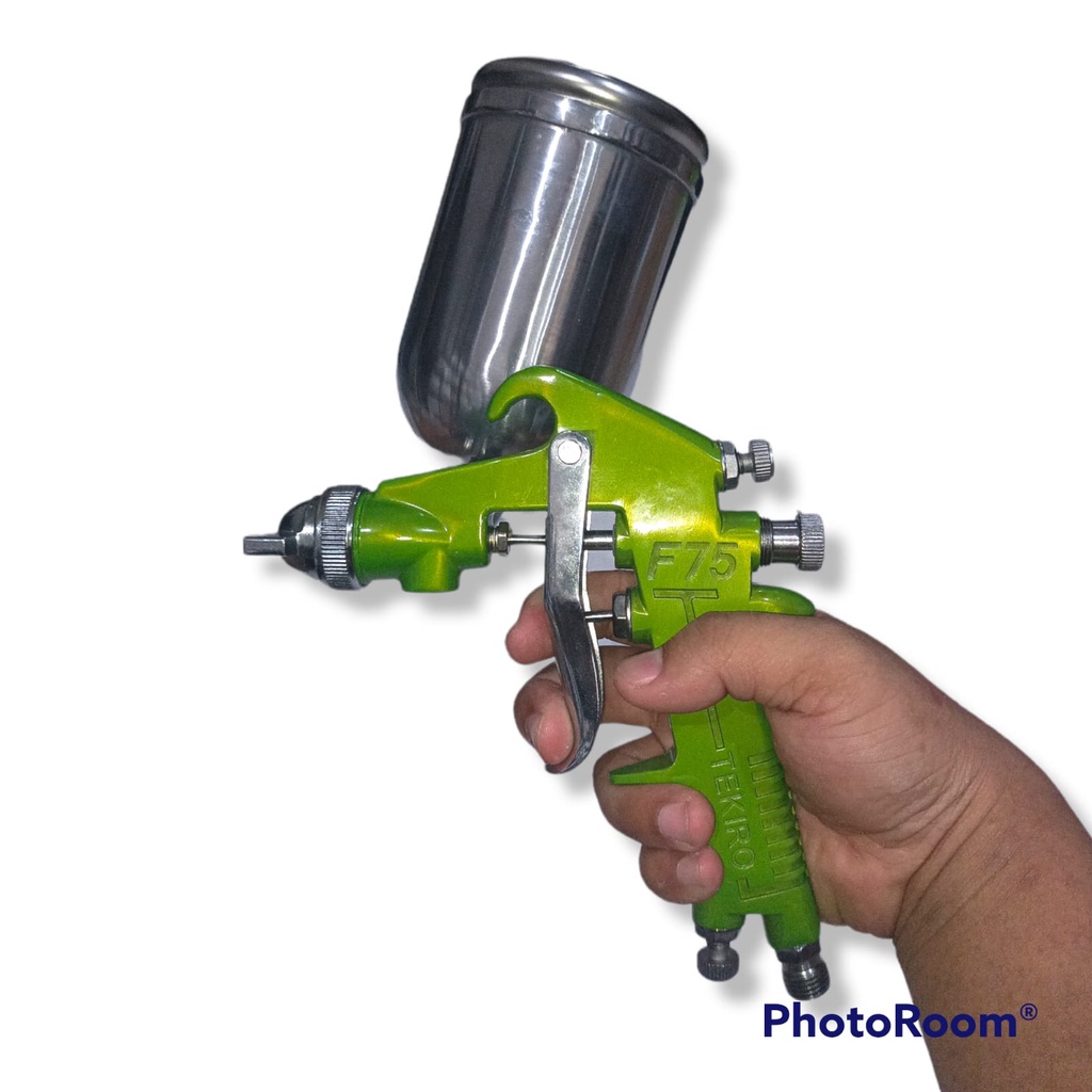 TEKIRO air spray GUN TEKIRO F75 G tabung ATAS CAT SEMPROT F 75 G TERSEDIA JUGA YUKIDO