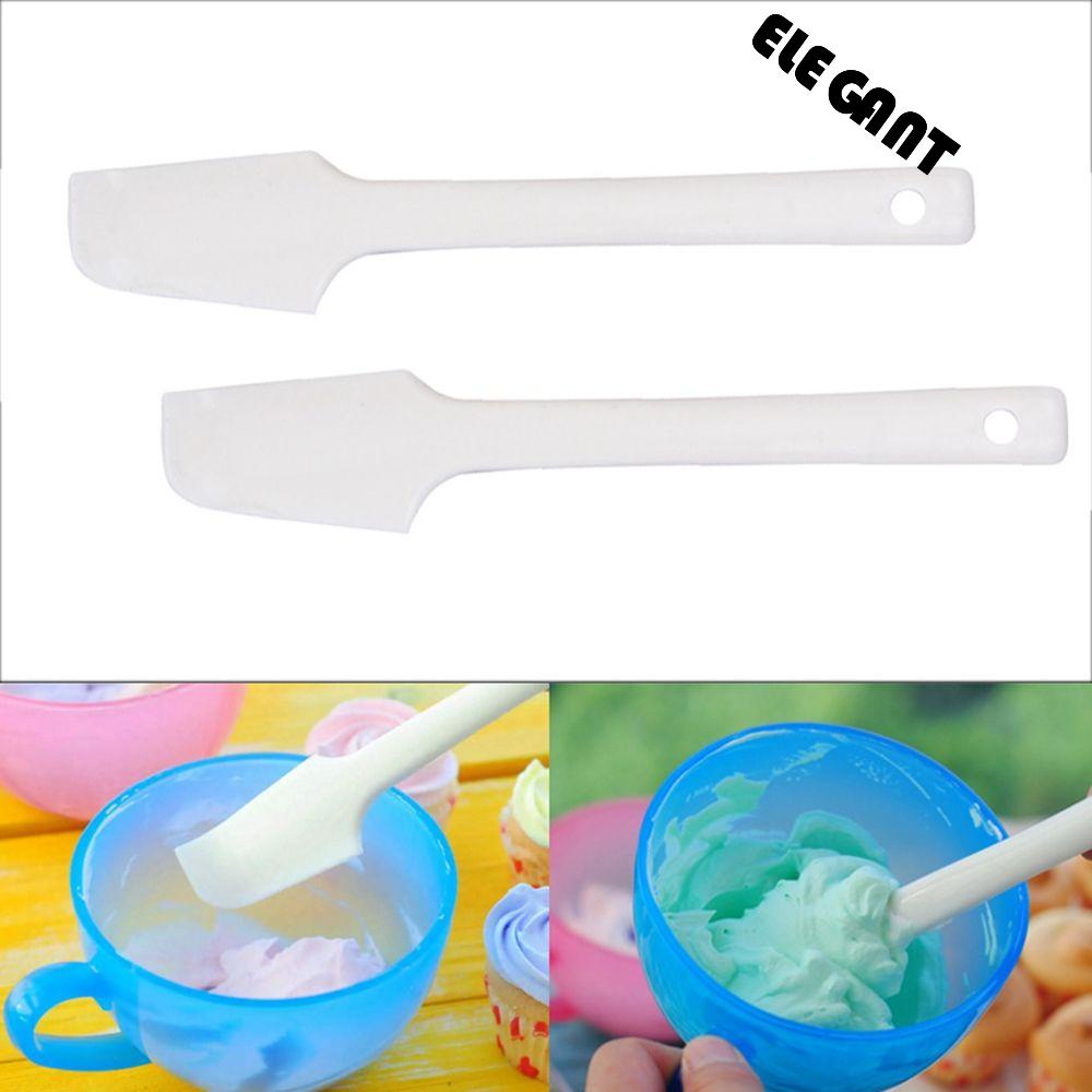 [Elegan] Spatula Pasta Tahan Lama Lentur Butter Cream Pengaduk Kacang Bakeware