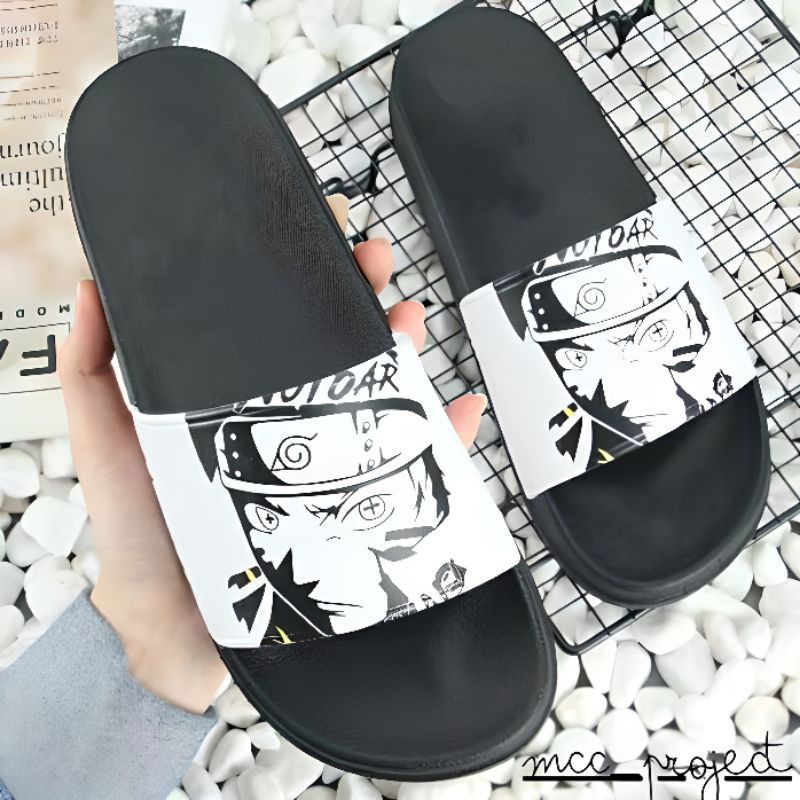 Sandal Slop Pria Sandal Anime Naruto