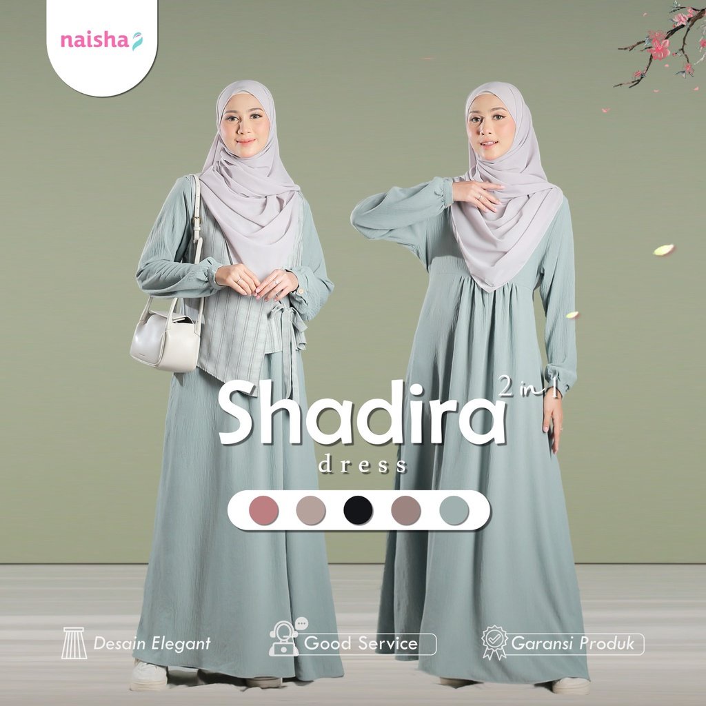 NAISHA OFFICIAL - Shadira Dress | Dress with Korean Vest