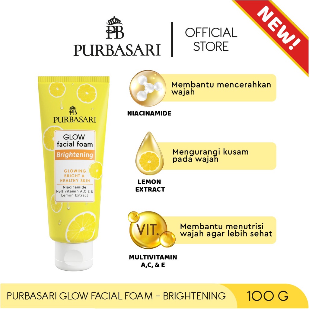 Purbasari Glow Facial Foam