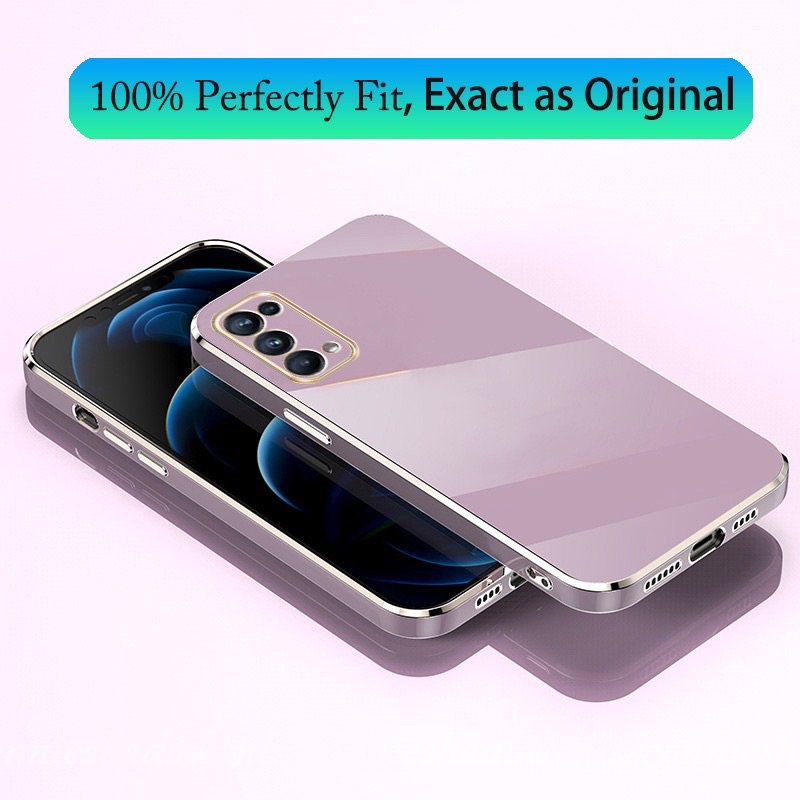 Casing Plating Halus Mewah Untuk Realme C35 C31 C25 C12 C17 C11 C25s C30 C33 C30s C1 C2 Realme 5 10 9i 7i 5i 5s 6i 6 8i 6s 8 9 Pro C21Y C25Y C21 C20 C20A Electroplate Soft Cover