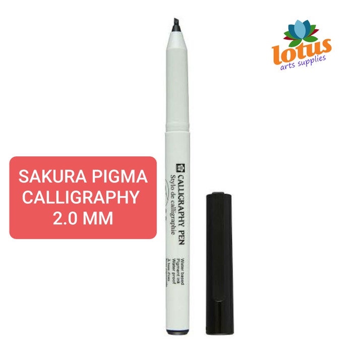 

Sakura Calligraphy Pen 2.0 Black - Hitam