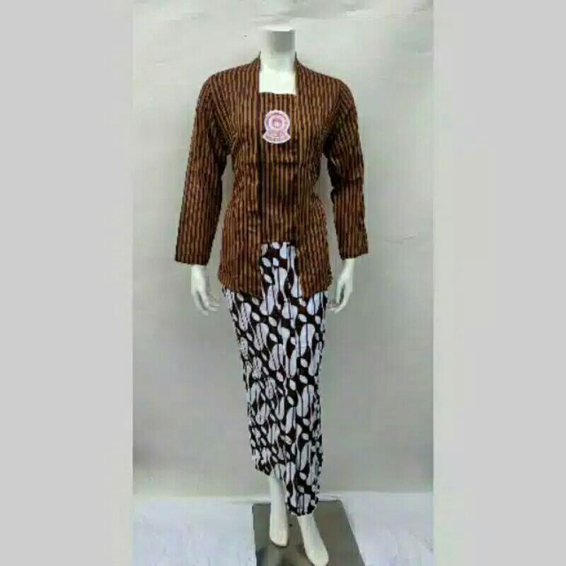 Lurik KEBAYA WANITA KUTU BARU/KEBAYA LURIK WANITA JAWA+ROK WIRU