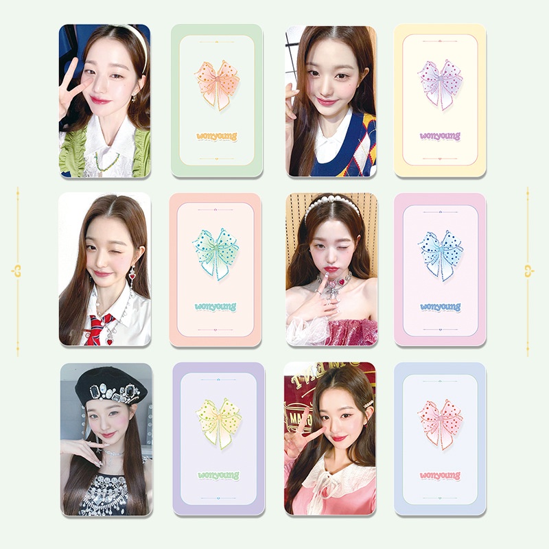 6-7pcs/set IVE Indah Photocards LIZ REI LEESEO WONYOUNG YUJIN GAEUL Lomo Kartu Kpop Postcards Collection