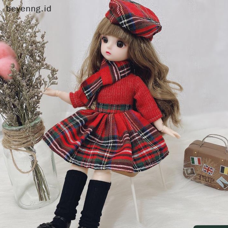 Boneka BJD Beyen 30cm1per6 Princess Doll Dress Baju DIY Hadiah Mainan Anak Perempuan (Tanpa Boneka) ID