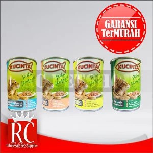 Makanan Kucing Basah Kaleng Kucinta 400 Gram All Variant