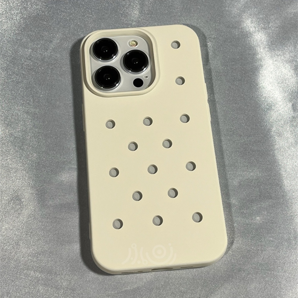 Casing Ponsel Warna Permen Lucu Untuk Iphone14 11 12 13 Pro Max Soft Cover Lovely Hollow Polkadot Silicone Cases casing iPhone