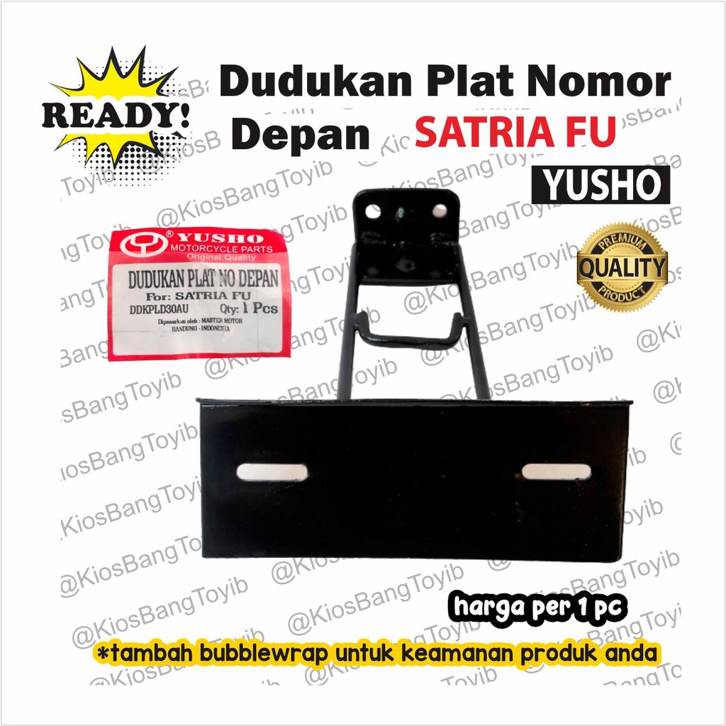 Tempat Dudukan Cover Plat Nomer Nomor Depan Motor SATRIA FU (Yusho)