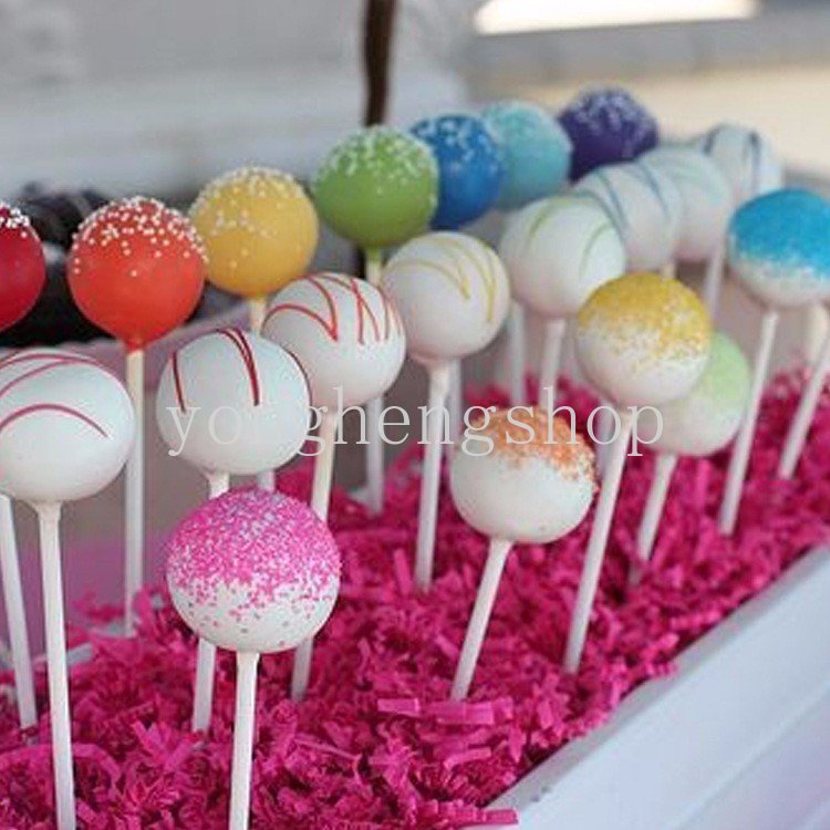 50 Pcs/set 15 cm Lollipop Stick Homemade DIY Permen Coklat Kertas Stik Pasokan Pesta Baking Kue Alat Aksesoris Dapur