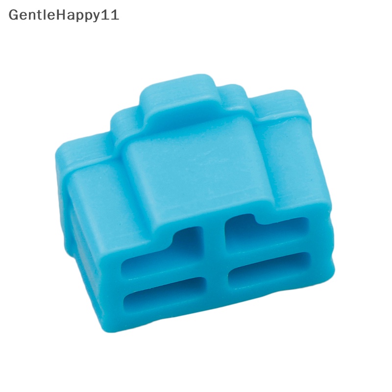 Gentlehappy 10Pcs ethernet hub port rj45 anti Debu cover Topi Pelindung plug id