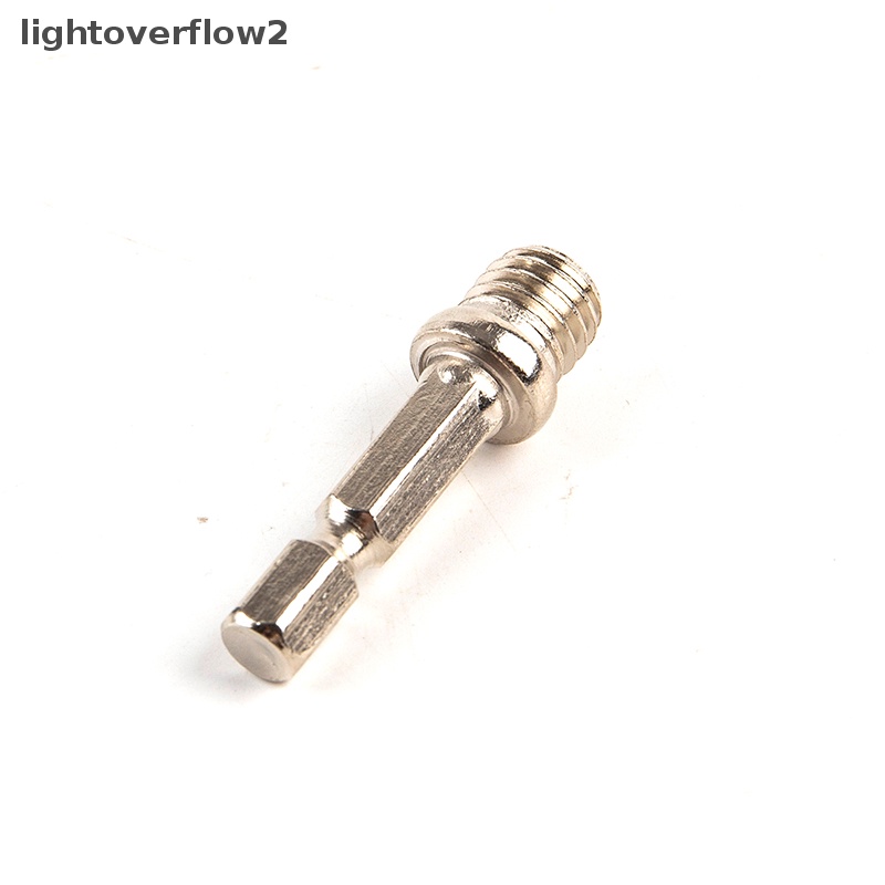 [lightoverflow2] 1pc 1per4set4 Hexagon Connecg Rod Adapter Bor Chuck M10 Sambungan Disc Poles [ID]