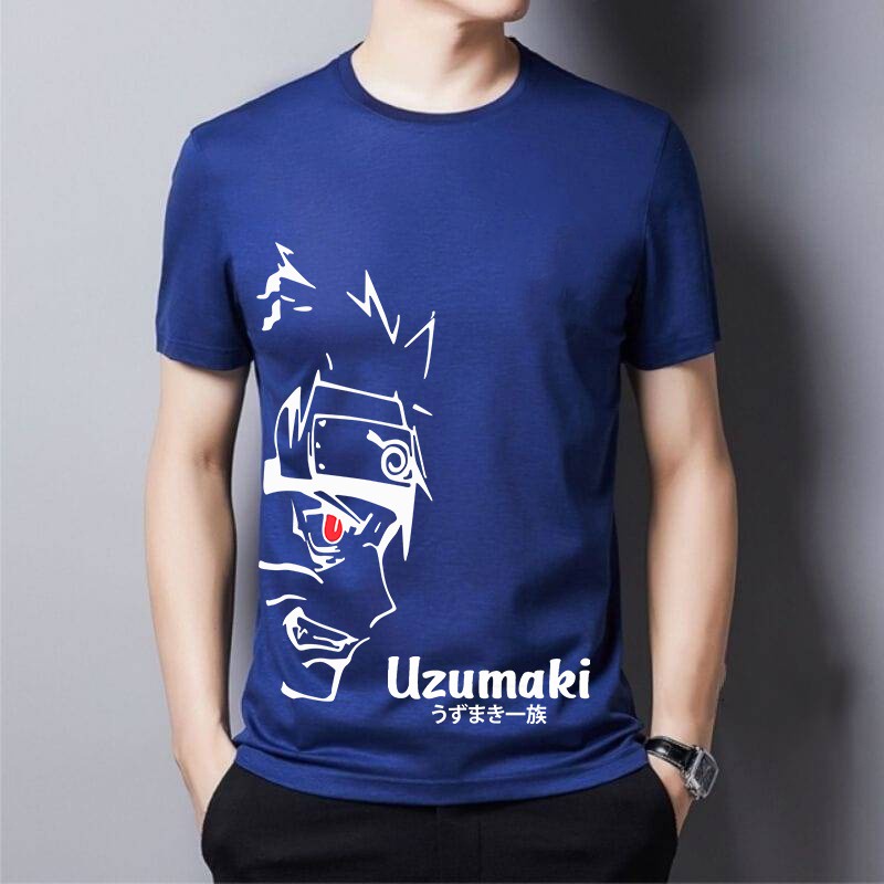 COD/DS2/ KAOS PRIA LENGAN PENDEK UZUMAKI ANIME JAPAN BAJU PRIA LENGAN PANJANG BAHAN BABYTERRY PAKAIAN PRIA