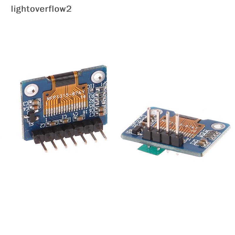 [lightoverflow2] 0.42 &quot;0.42 Inch Putih OLED Display LCD Modul 72X40 Layar Serial Warna Putih I2C IIC/SPI Interface SSD1306 72 * 40 [ID]