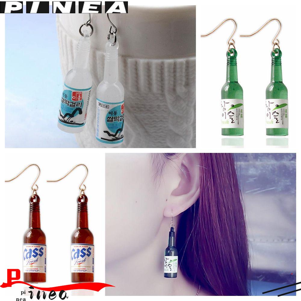 Nanas 1pasang Anting Botol Anggur Hadiah Fashion Drop Menjuntai Perhiasan