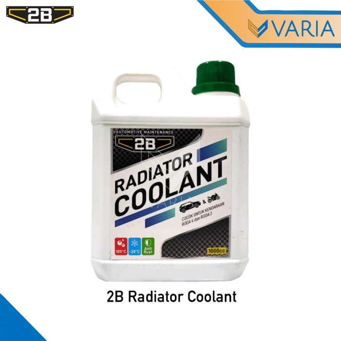 2b Radiator Coolant 1 L Air Cairan Radiator Mobil Motor Anti Rust