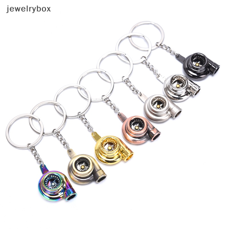 [jewelrybox] Fashion Portable Mini Spinning Turbo Turbine Keyring Gantungan Kunci Aksesoris Hadiah Butik