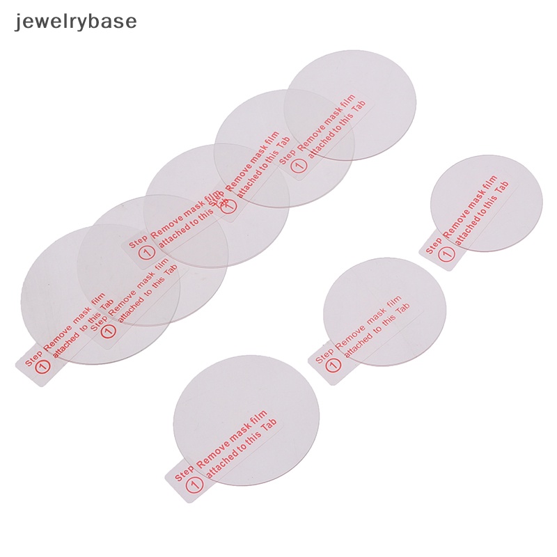 [jewelrybase] 1pc Pelindung Layar Tempered Glass Untuk 28.30.34.35.36.37.38/40mm Butik Jam Tangan Bulat