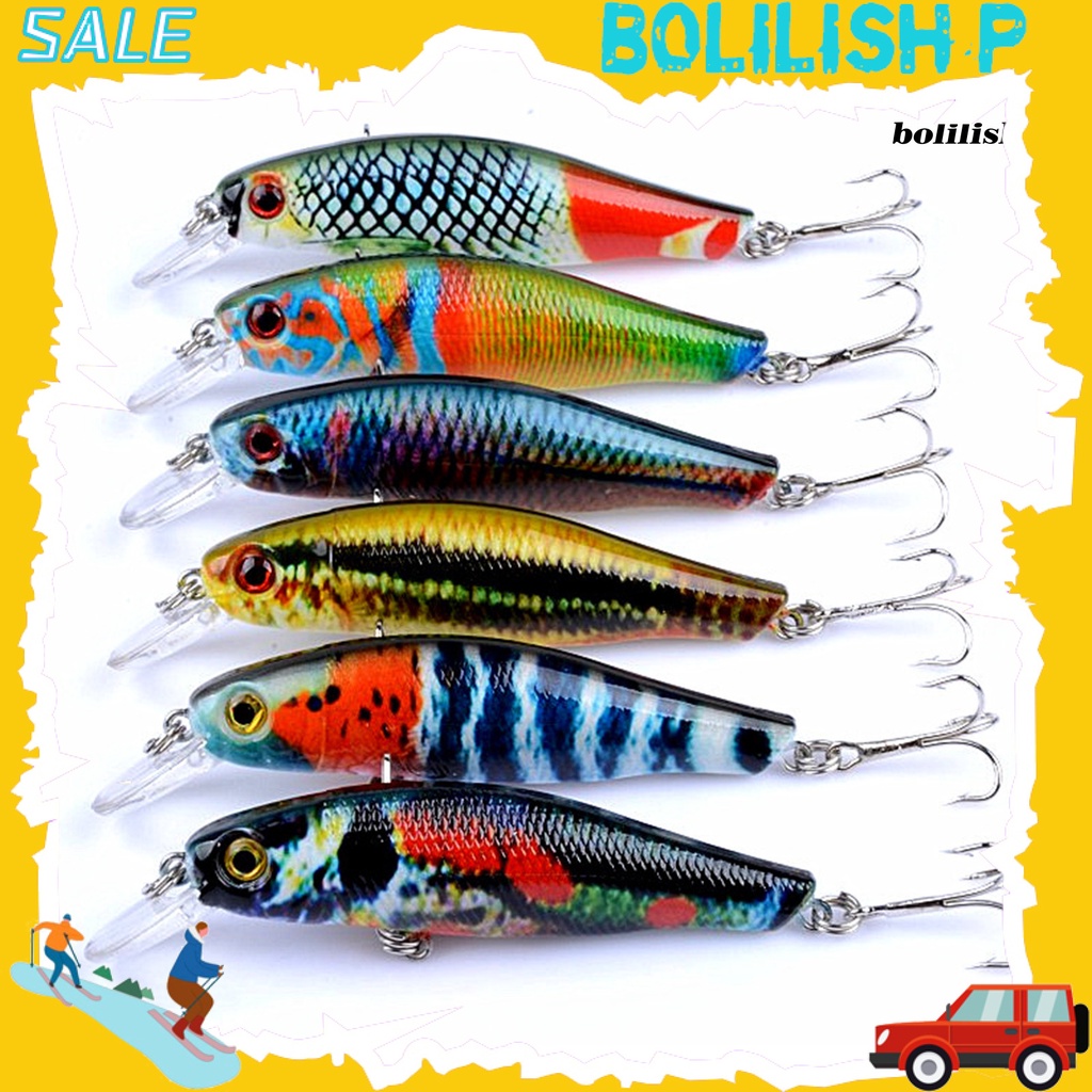 Bo-8.5cm/8.7g Umpan Bionic Vibrant Color Desain Mata 3D Tampak Realistis Dengan Kait Treble Halus Meningkatkan Tingkat Memancing Warna-Warni Buatan Umpan Hidup Angling Lure Gadget