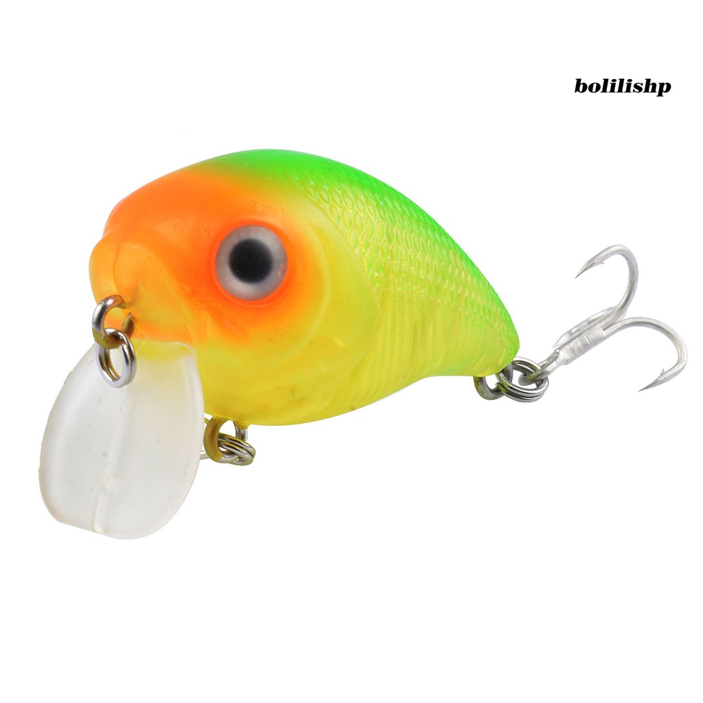 Bo-4.4cm/6g Umpan Bionic Tajam Kait Simulasi Realistis Reflektif Angling Plastik Penggemuk Kecil Mengambang Batu Umpan Memancing Luar Ruangan