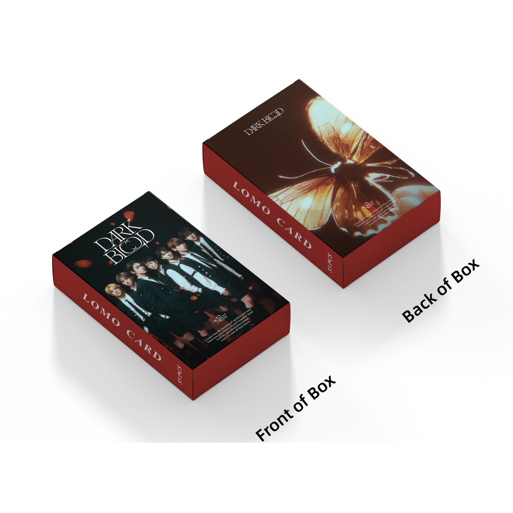 55pcs/box EN-HYPEN Album DARK BLOOD Photocards NEW Ver. Kartu Lomo ENHYPEN Kpop Postcards