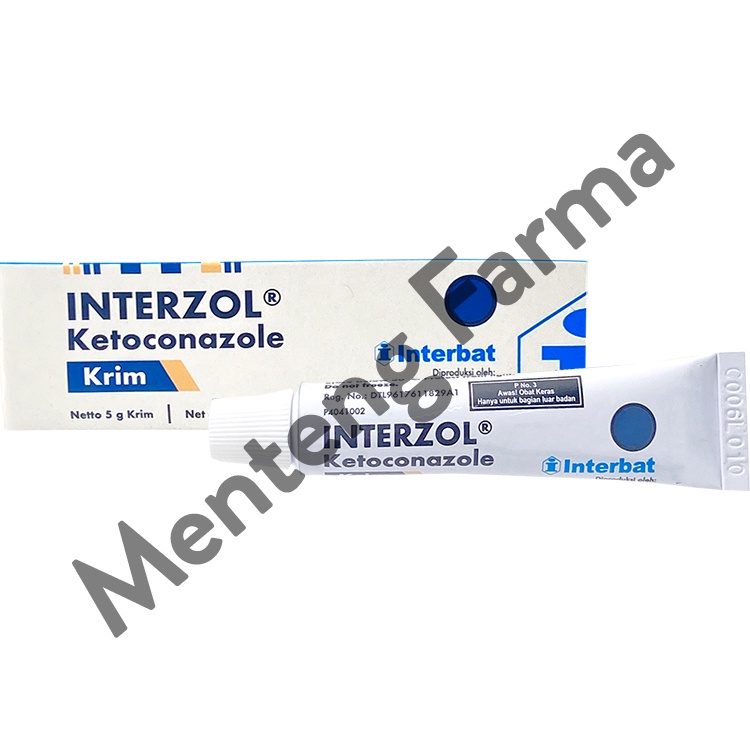 Interzol 2% Cream 5 g - Krim Gatal Jamur