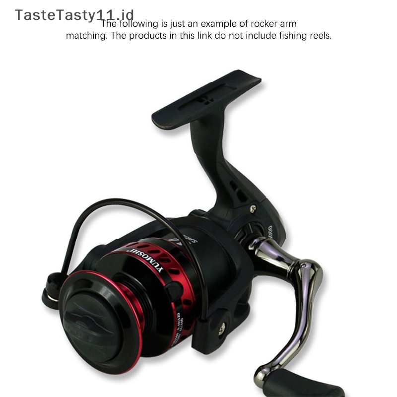 Tastetasty Metal Rocker Arm Spinning Reel Handle Grip Untuk Memancing Reel Replacement Spinning High Quality Aksesori Gulungan Pancing.