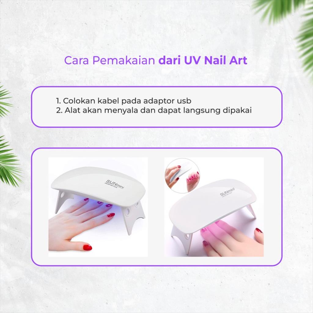 Mini UV LED Nail art dryer / UV LED Nail Dryer / Pengering Kutek LED