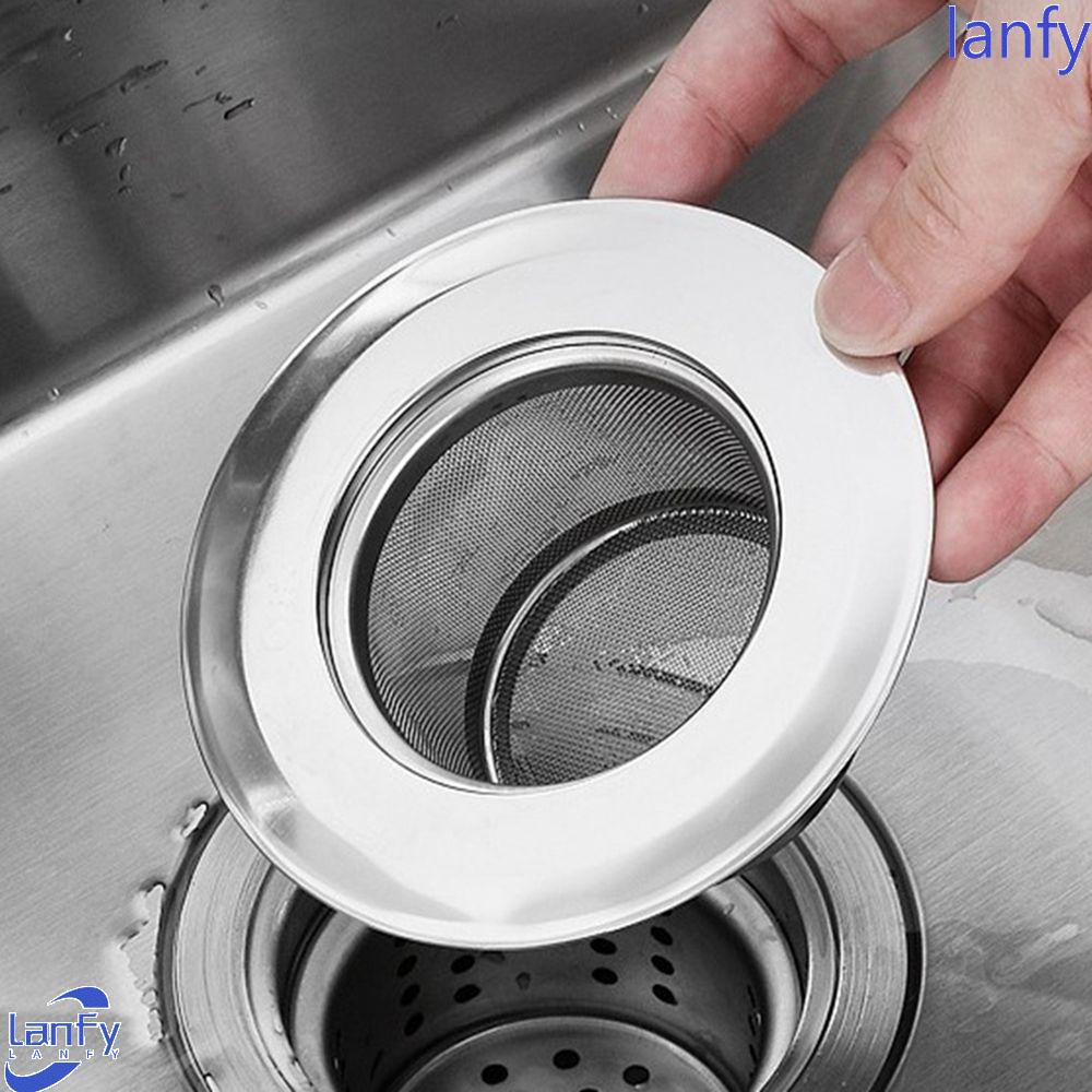 Lanfy Wastafel Organizer Pelindung Umum Tidak Menyumbat Perlengkapan Kamar Mandi Sisa Saringan Stopper Sink Strainer