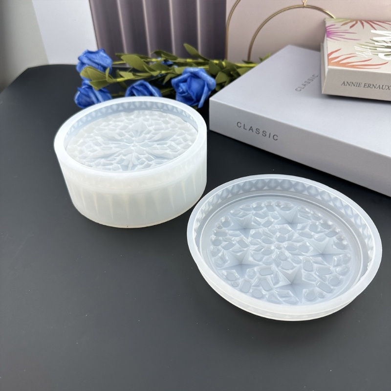 Siy Kotak Penyimpanan Besar Cetakan Silikon 3D Toples Kristal Epoxy Resin Cetakan Wadah Permen Kotak Perhiasan Membuat Perlengkapan Mudah Di