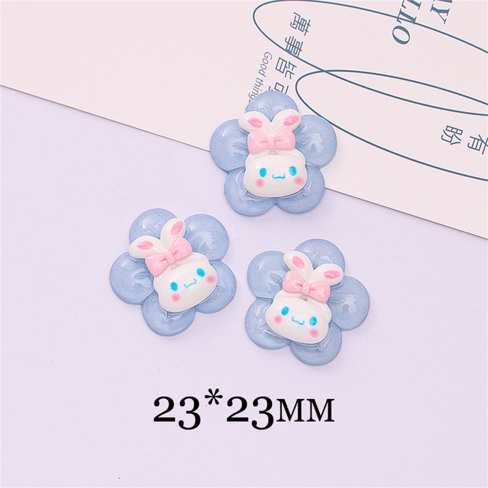 Glue 1 Buah Kartun Sanrio Resin Aksesori Perhiasan Casing Ponsel Lem Krim Bahan Diy Cangkir Air Patch Cinnamoroll Pochacco Kuromi Dekorasi