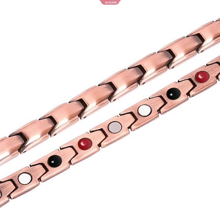 Ultra Kekuatan Bio Magnetik Terapi Gelang Wanita Mode Baris Ganda Kuat Magnet Germanium Ion Negatif Gelang Bangles [ZXL]