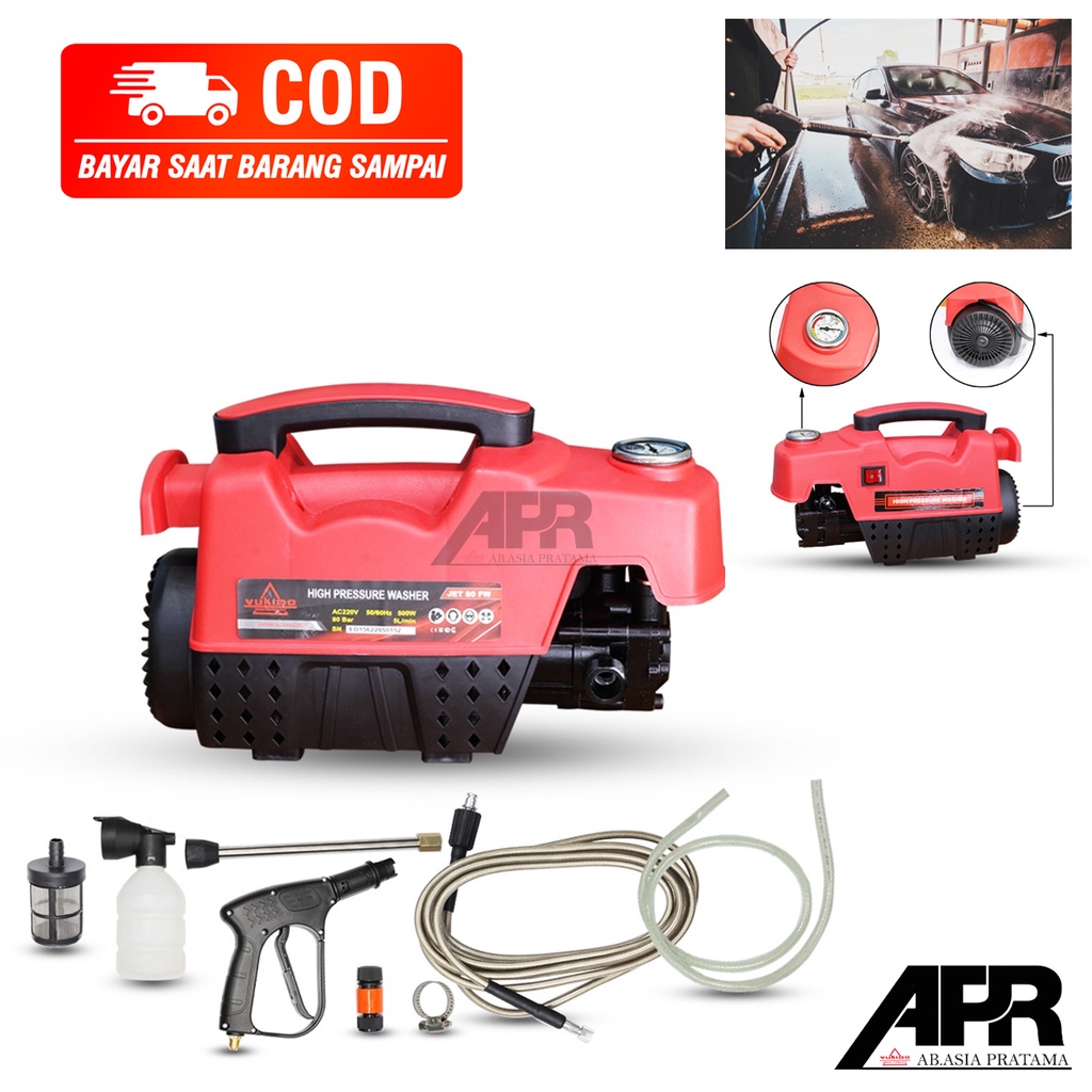 Edon Mesin Steam Jet Cleaner High Pressure atau Mesin Cuci Mobil Motor dan AC ED18-5670 ASIA PRATAMA