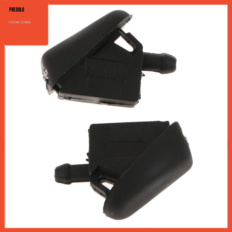 [Predolo] 2pcs Wiper Kaca Depan Semprotan Air Nozzle Jet Washer Untuk Fokus