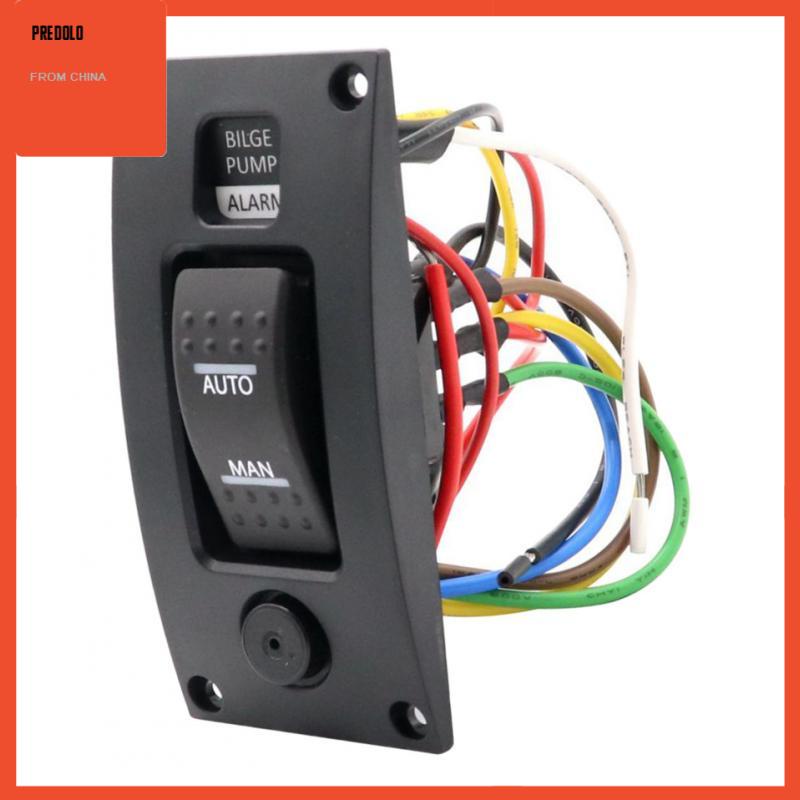 [Predolo] New Bilge Pump Switch Panel Otomatis-Off-Manual 12v 24v Dengan