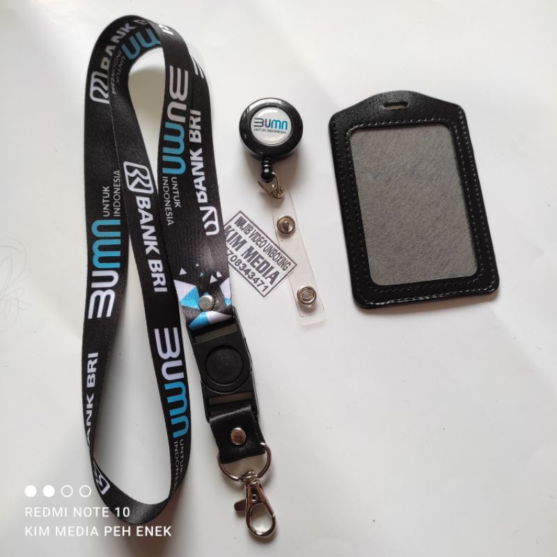 

TALI BRI HITAM BRI BUMN PRINTING LANYARD BRI BUMN HITAM ANTI LUNTUR MURAH SATUAN