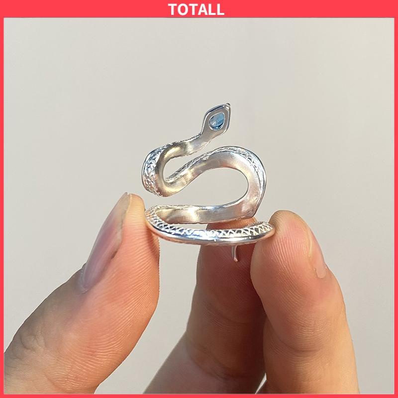 COD Cincin Snake Ornament Punk Gaya Bentuk Untuk Ring Fashion-Totall