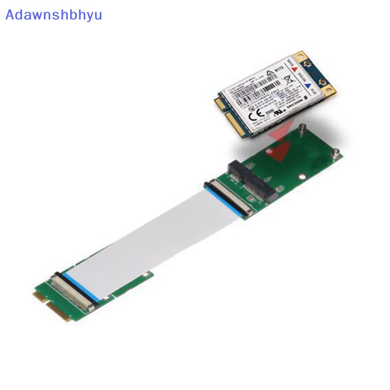 Adhyu Mini PCIe to Mini PCIe Mini PCI-E Extender FPC Network Card Perpanjang SSD Extend ID